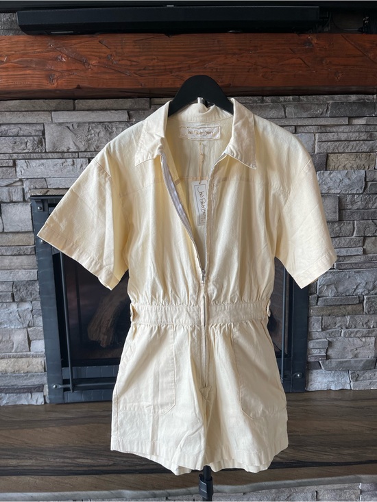 Jen's Pirate Booty Pants - Jen’s Pirate Booty 100% Cotton Utility Zip Romper NWT Medium